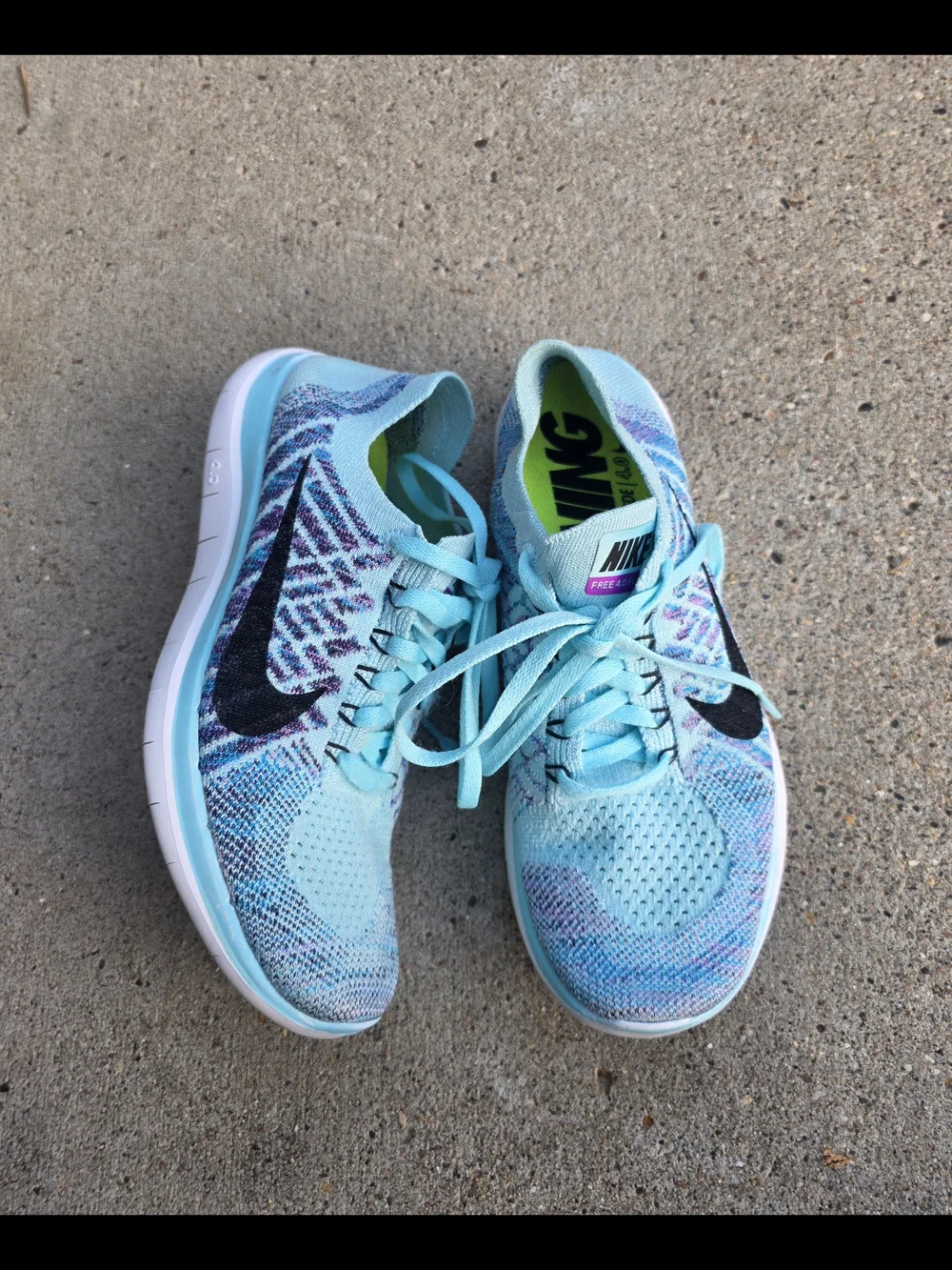 Nike Women's Free 4.0 Flyknit  Size 7